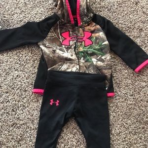 Legging and zip up set